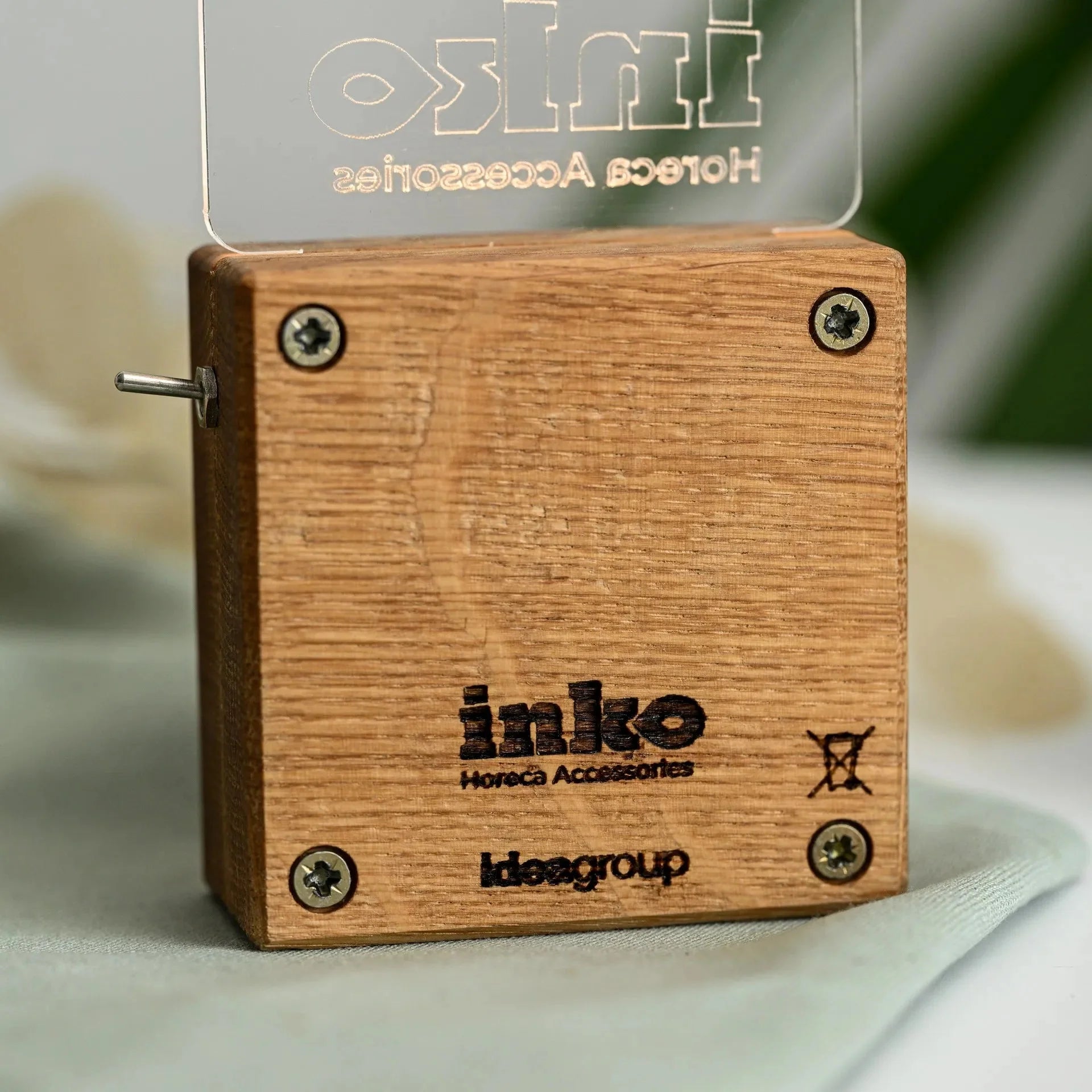 Acrylic QR Code Plate with Illumination (QW06) - inkohoreca - shop
