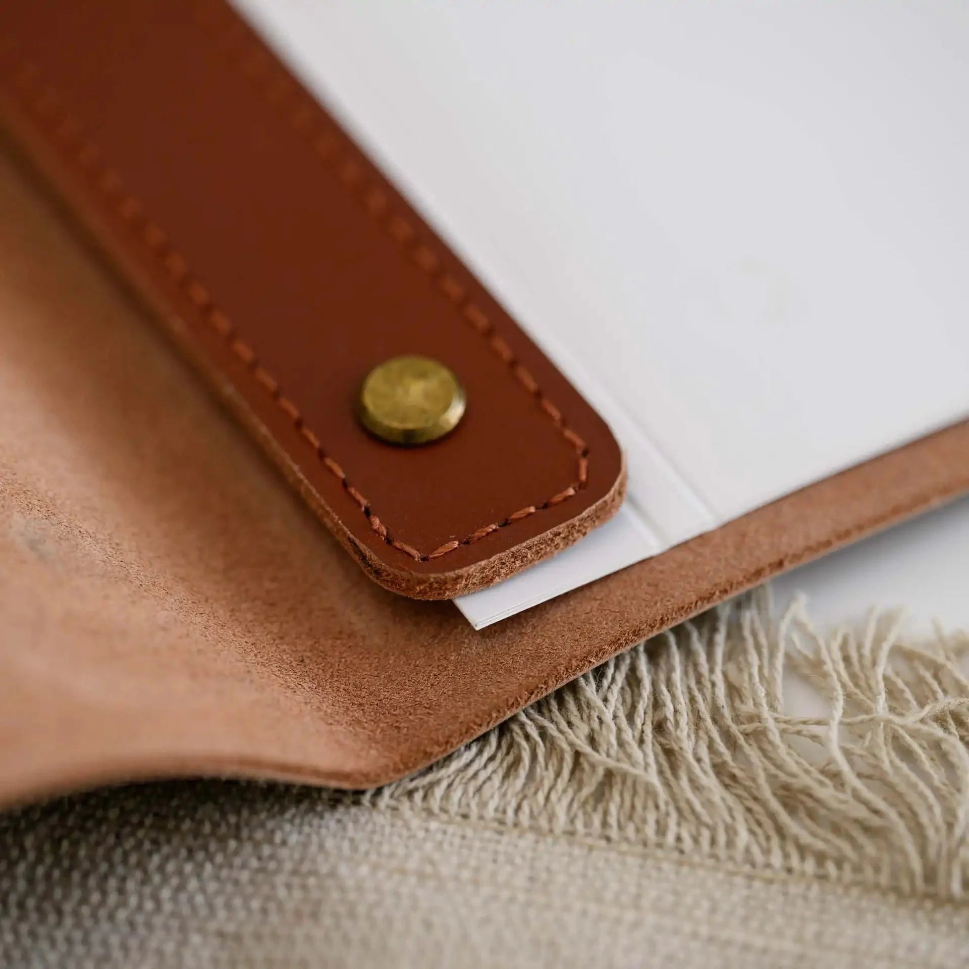 Basic Leather Menu Holder with fixing on Screws (LM02A5) - inkohoreca - shop