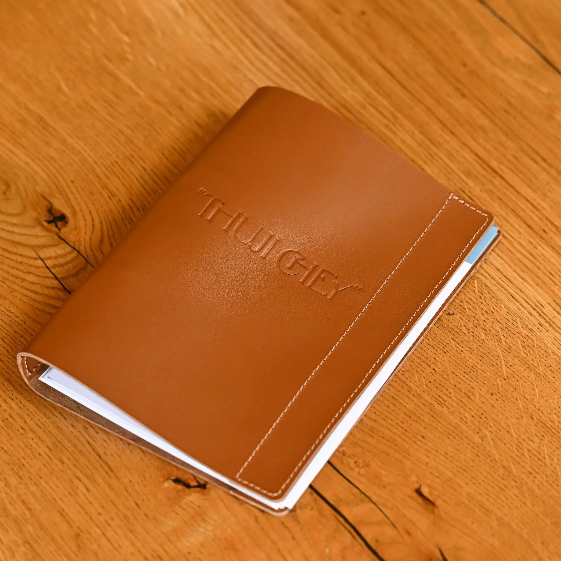 Basic Leather Menu Holder with Ring Binder Mechanism (LM01A5) - inkohoreca - shop