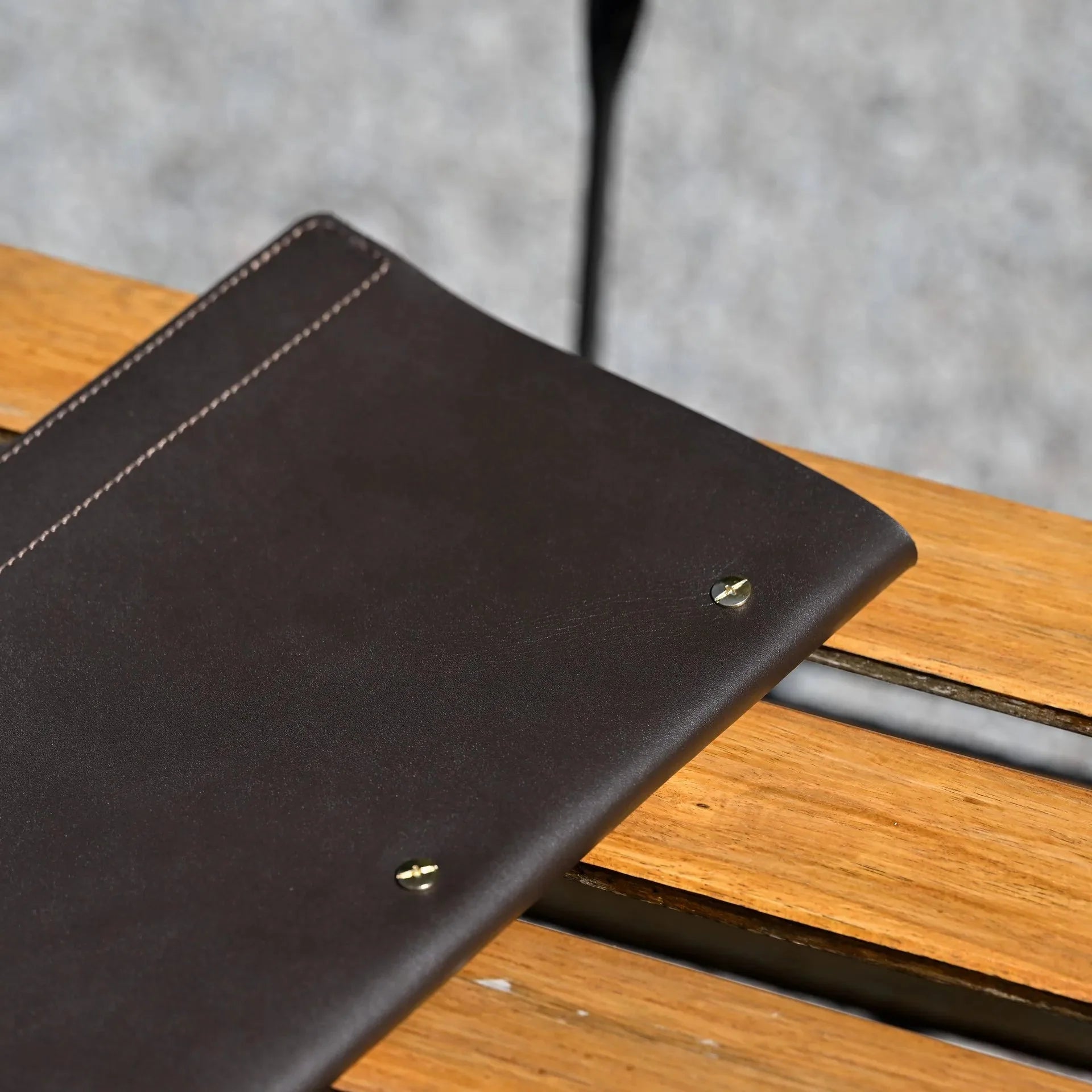 Basic Leather Wine List Holder with fixing on Screws (LM02A7) - inkohoreca - shop
