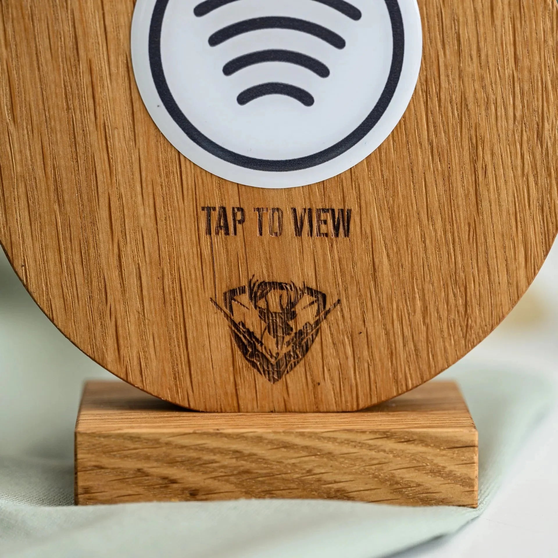 Customized NFC Tag Sign at Oaken Stand (NW02) - inkohoreca - shop