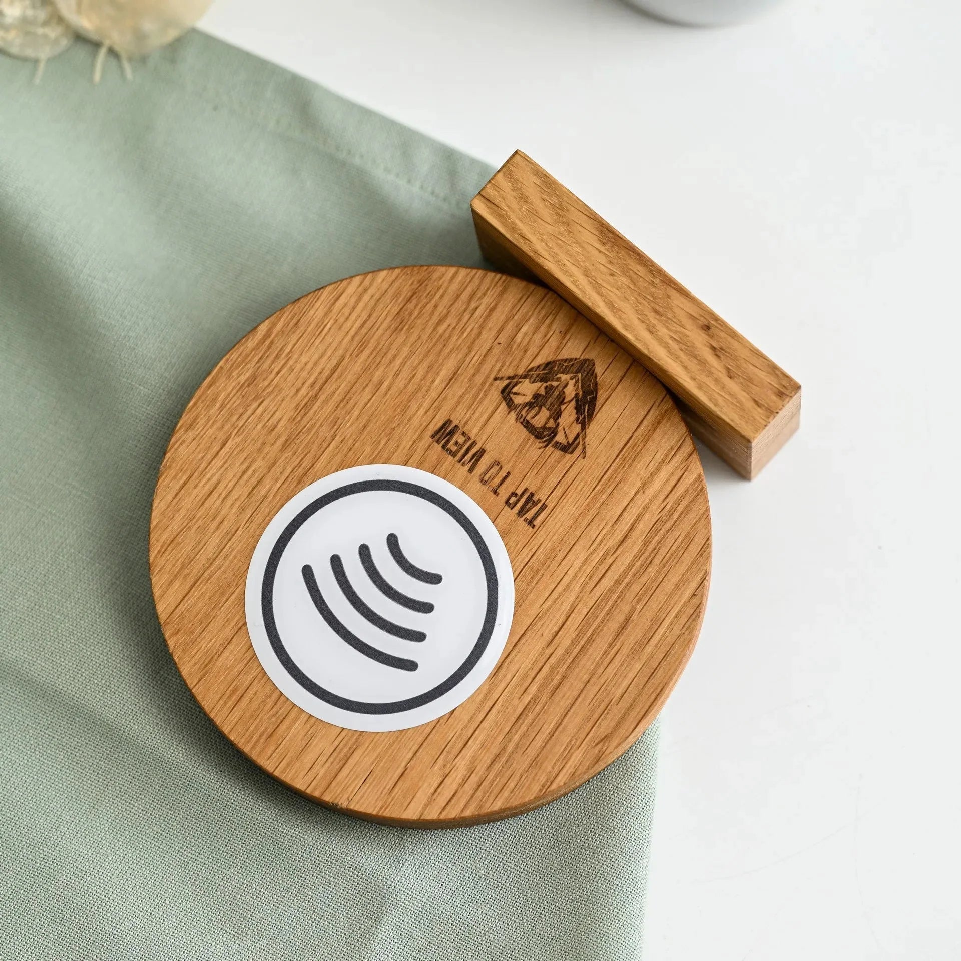 Customized NFC Tag Sign at Oaken Stand (NW02) - inkohoreca - shop