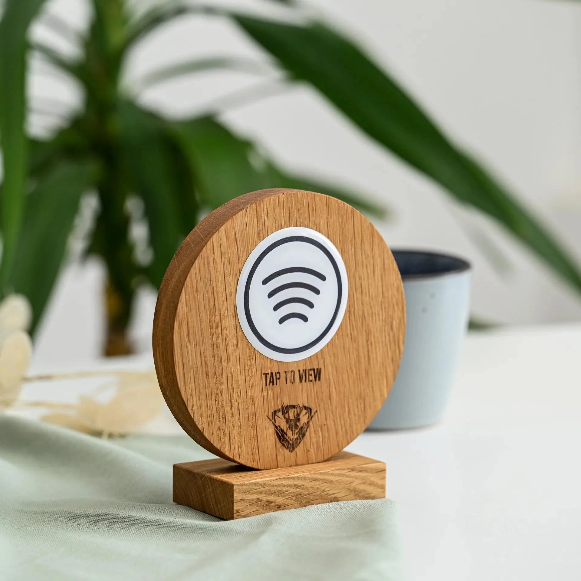 Customized NFC Tag Sign at Oaken Stand (NW02) - inkohoreca - shop