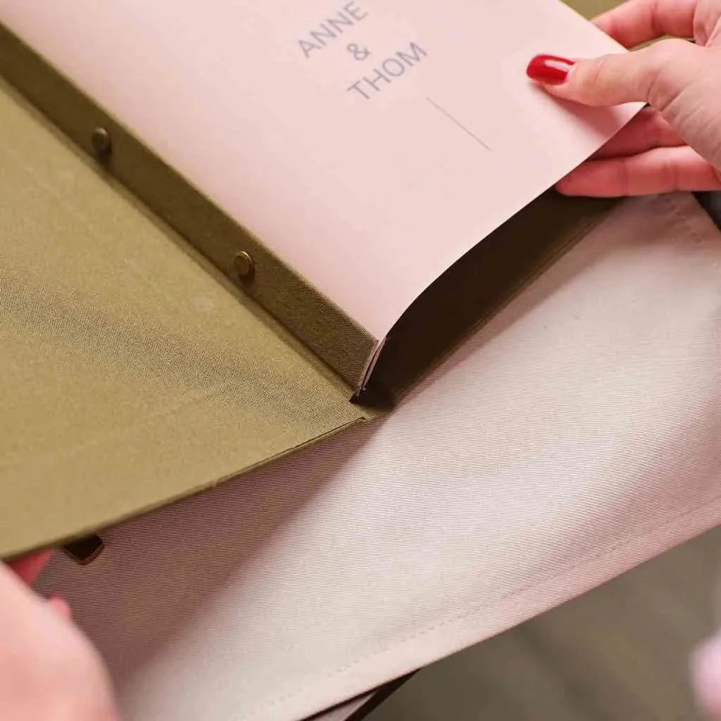 Fabric Drink Menu Folder (TM03A7) - inkohoreca - shop