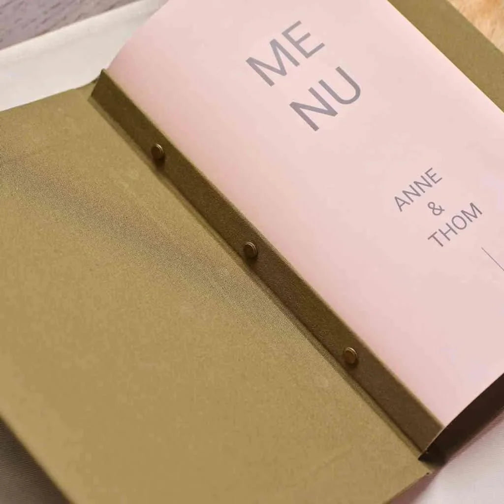Fabric Drink Menu Folder (TM03A7) - inkohoreca - shop