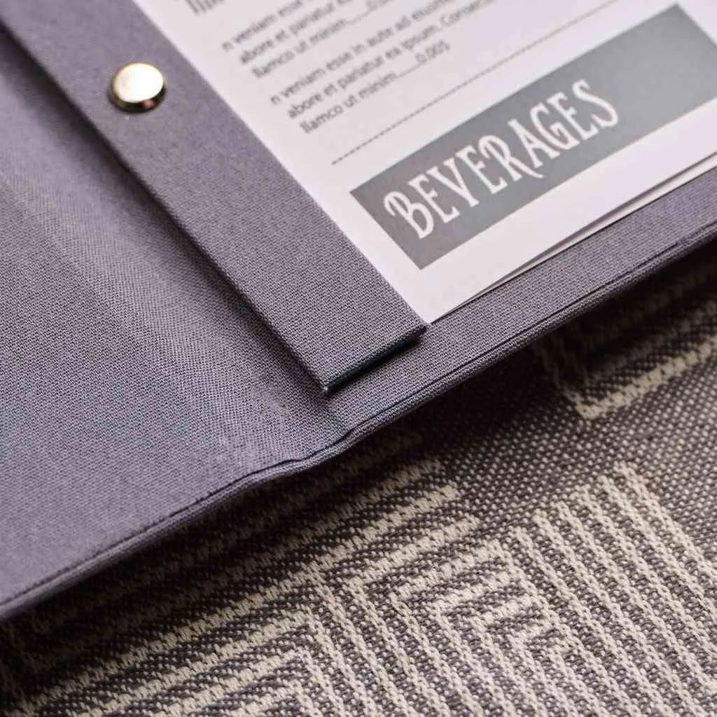 Fabric Menu Folder (TM02A5) - inkohoreca - shop