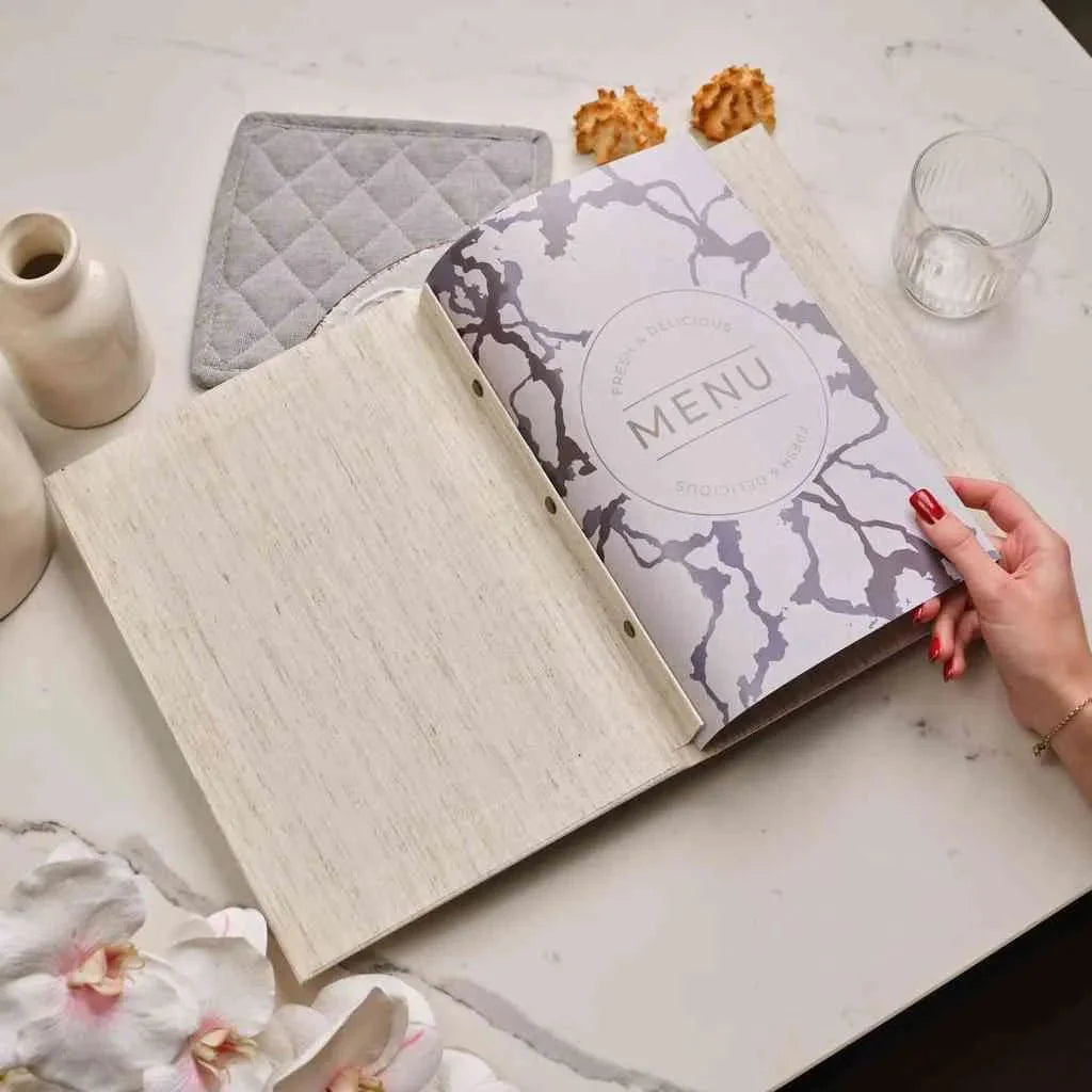 Fabric Menu Folder (TM13A4 - C) - inkohoreca - shop
