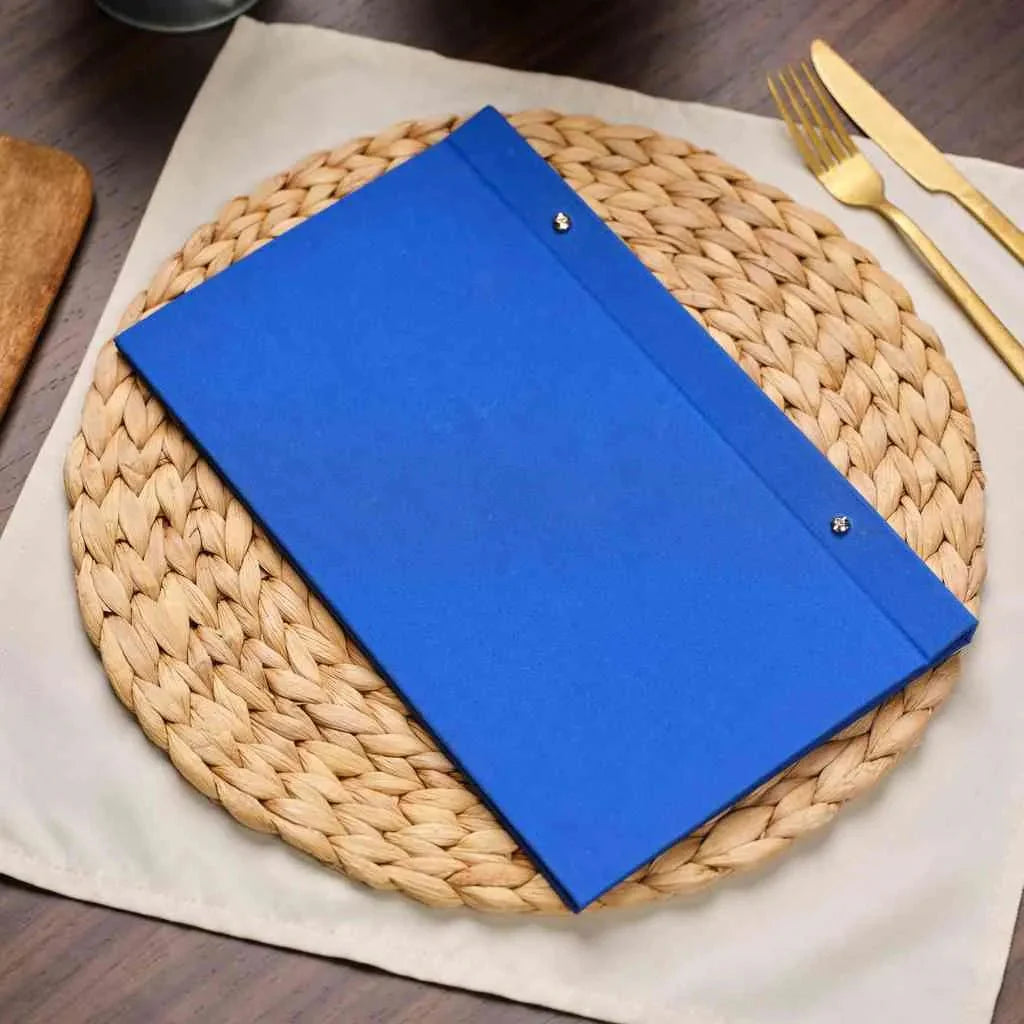 Fabric Menu Folder with Logo Printing (TM01A7) - inkohoreca - shop