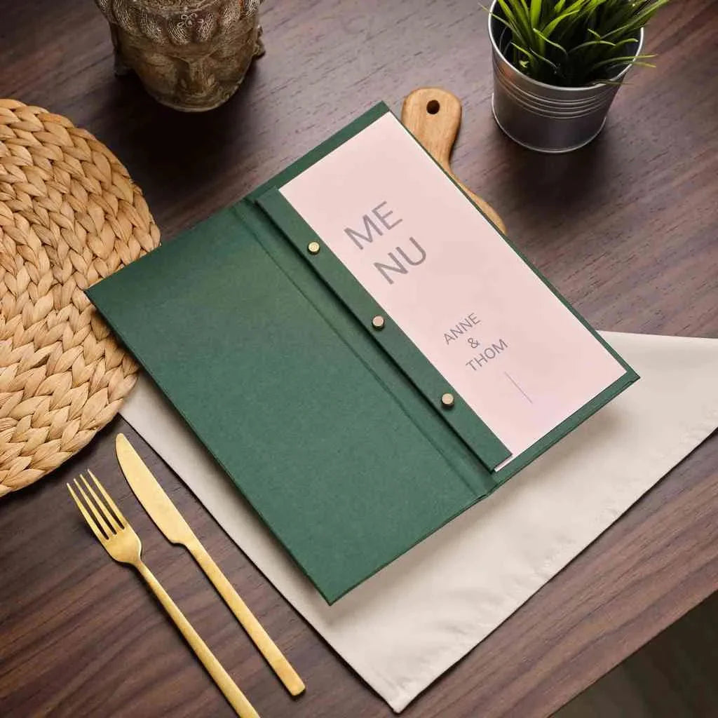 Fabric Restaurant Wine List Folder (TM02A6) - inkohoreca - shop