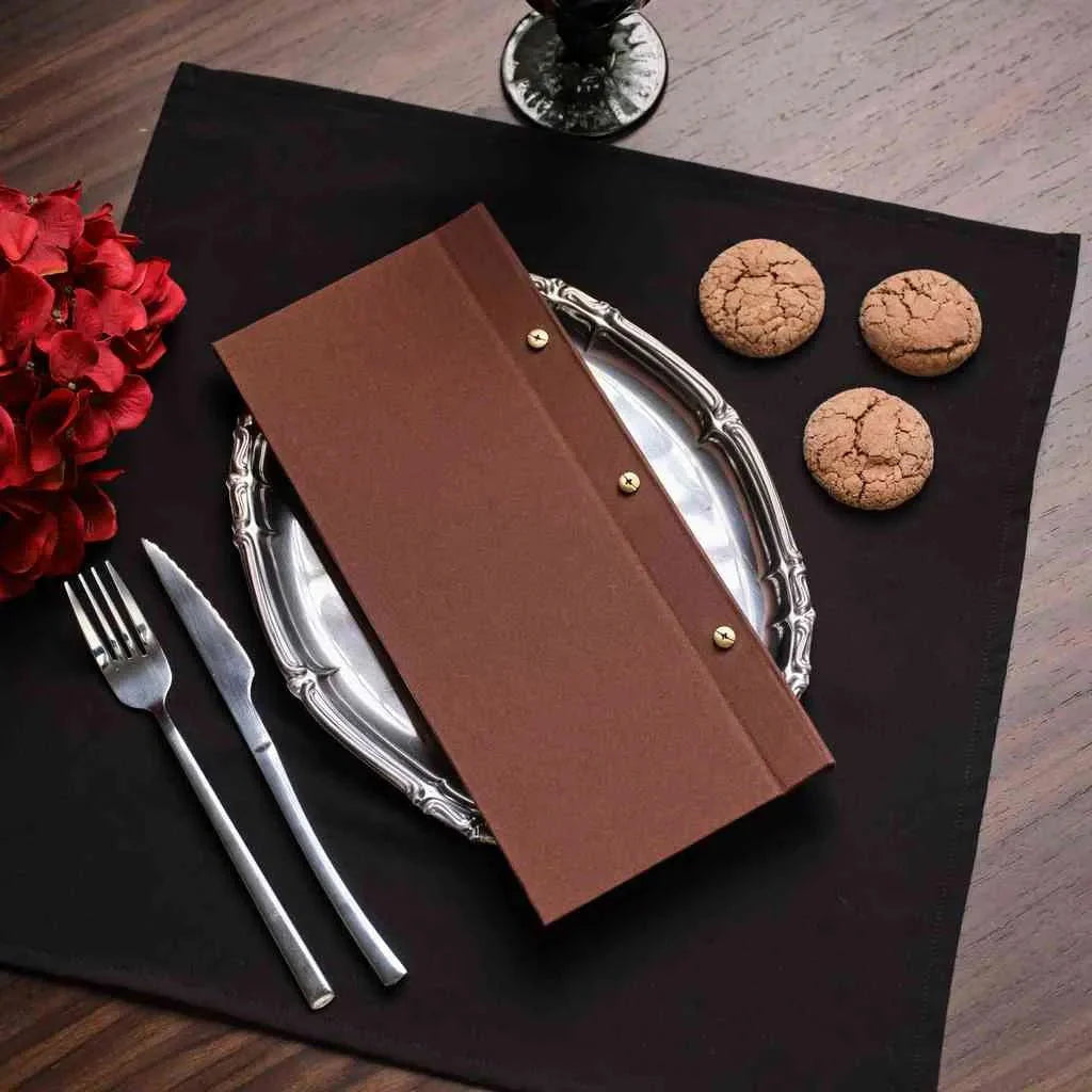 Fabric Wine List Menu Holder (TM01A6) - inkohoreca - shop