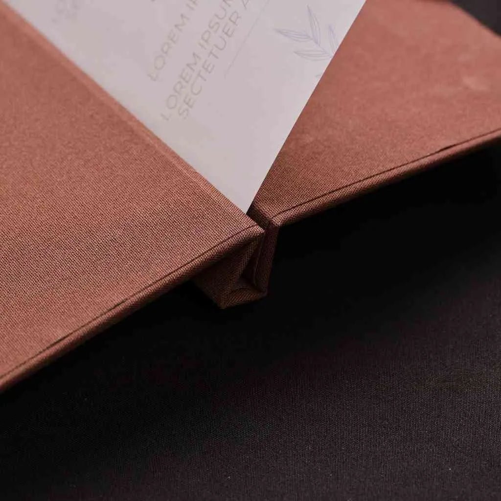 Fabric Wine List Menu Holder (TM01A6) - inkohoreca - shop