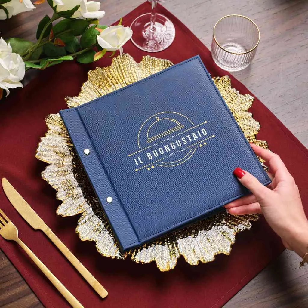 Faux Leather Menu Cover (FM11A10 - N) - inkohoreca - shop