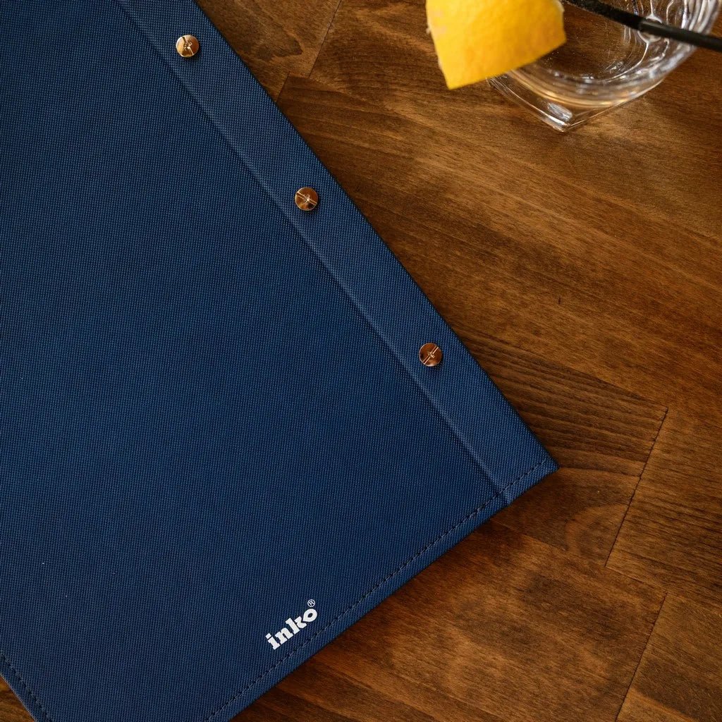 Rustic Brown Faux Leather Menu Cover for Coffee Shops & Bistros | A beautifully crafted faux leather menu cover in a rustic brown shade, offering durability, elegance, and easy maintenance for cafes, bistros, and coffee shops.