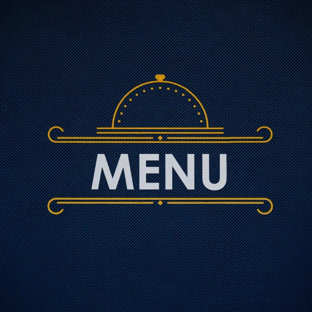 Water-Resistant Faux Leather Menu Cover for Restaurants & Cafes | Made from durable faux leather, this stylish menu cover is water-resistant and easy to clean, making it ideal for high-traffic restaurants, cafes, and bars.