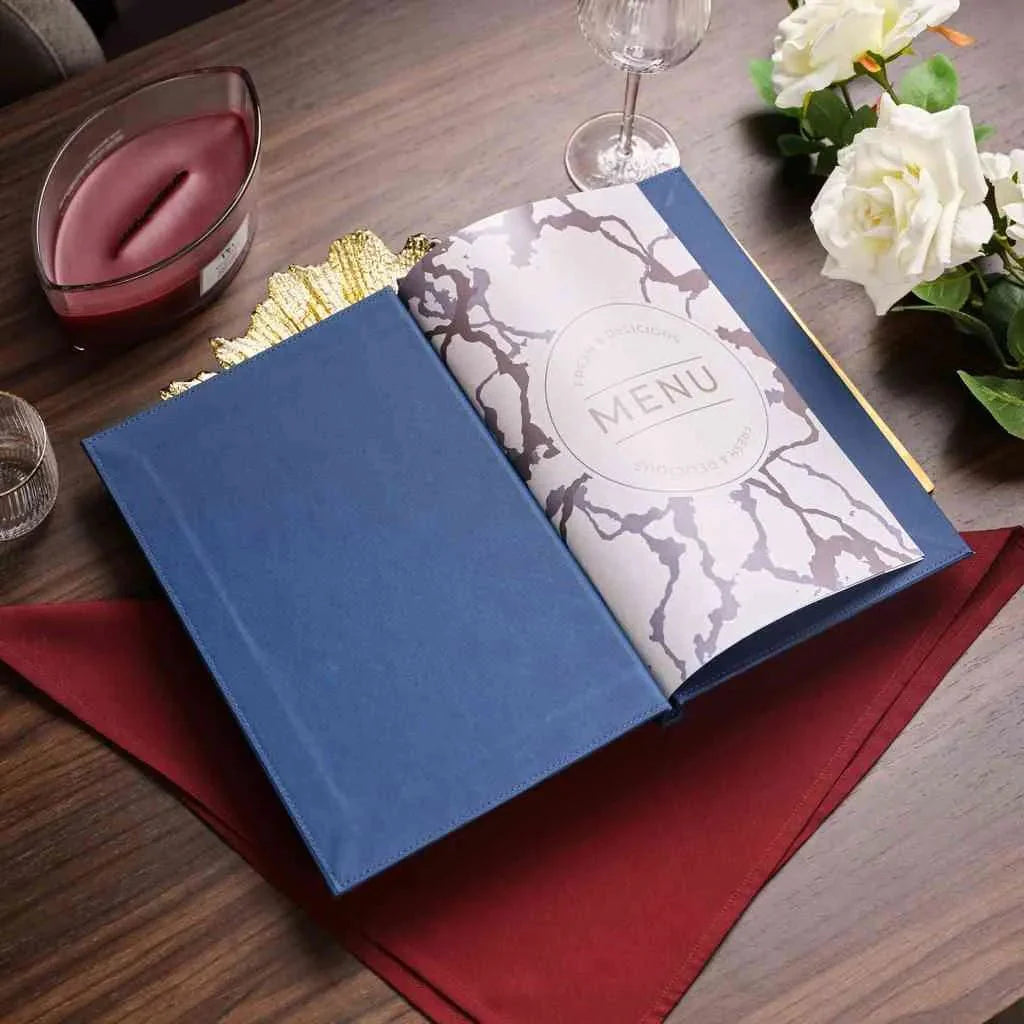 Faux Leather Menu Cover (FM11A4 - N) - inkohoreca - shop