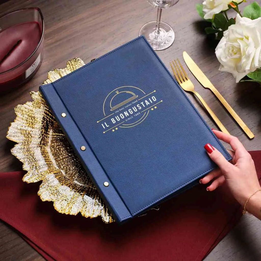 Faux Leather Menu Cover (FM11A4 - N) - inkohoreca - shop