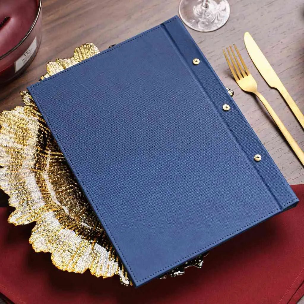 Faux Leather Menu Cover (FM11A4 - N) - inkohoreca - shop