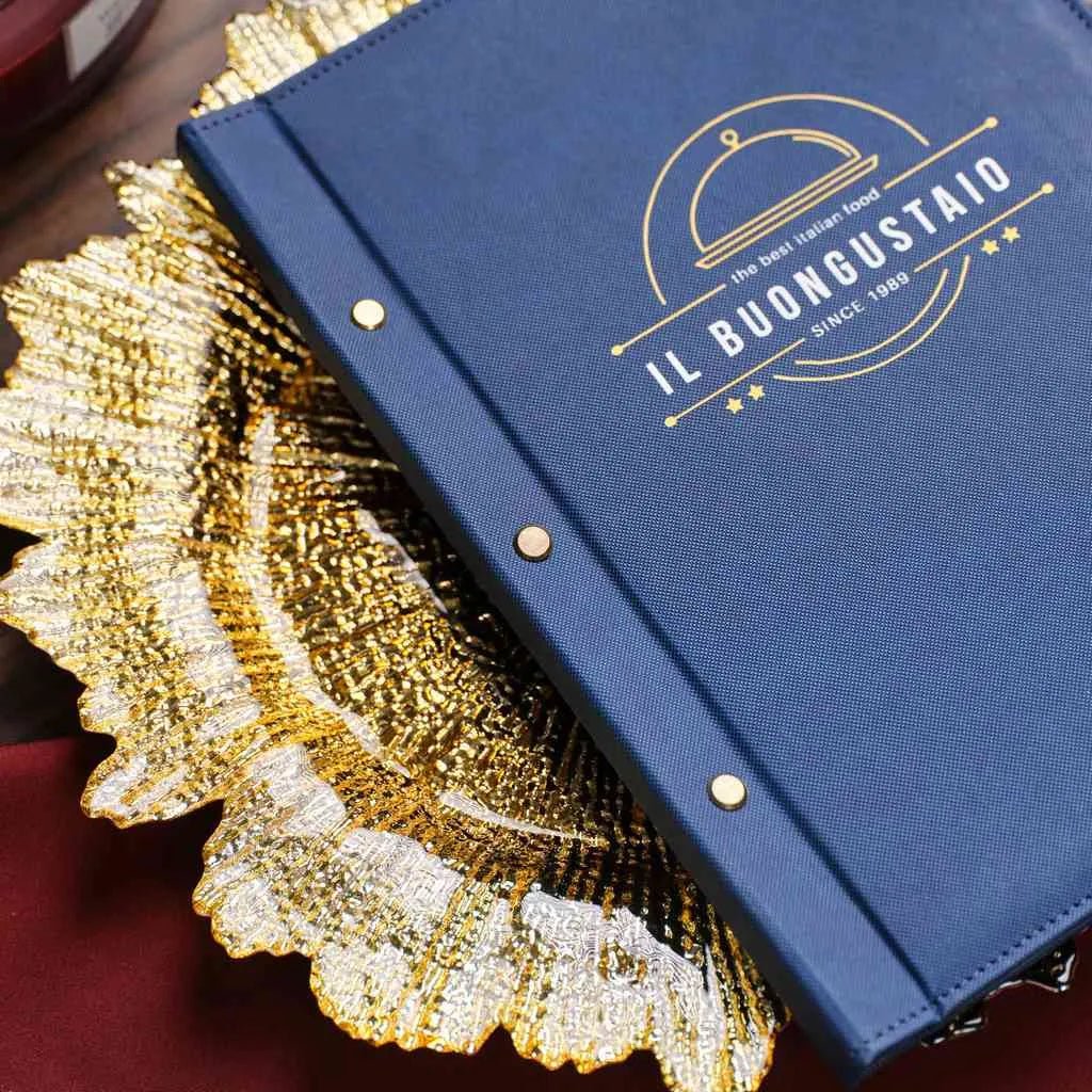 Faux Leather Menu Cover (FM11A4 - N) - inkohoreca - shop