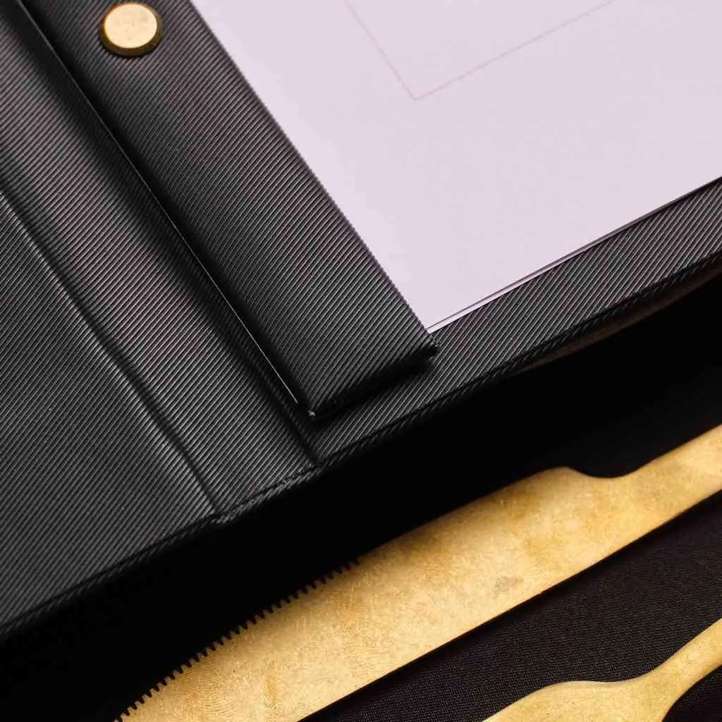 Faux Leather Menu Cover (FM12A10 - N) - inkohoreca - shop