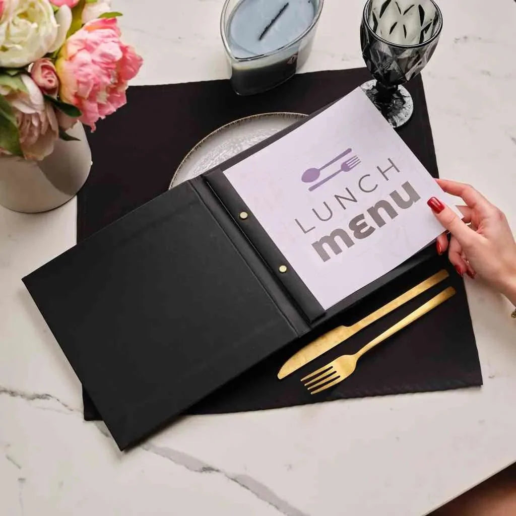 Faux Leather Menu Cover (FM12A10 - N) - inkohoreca - shop