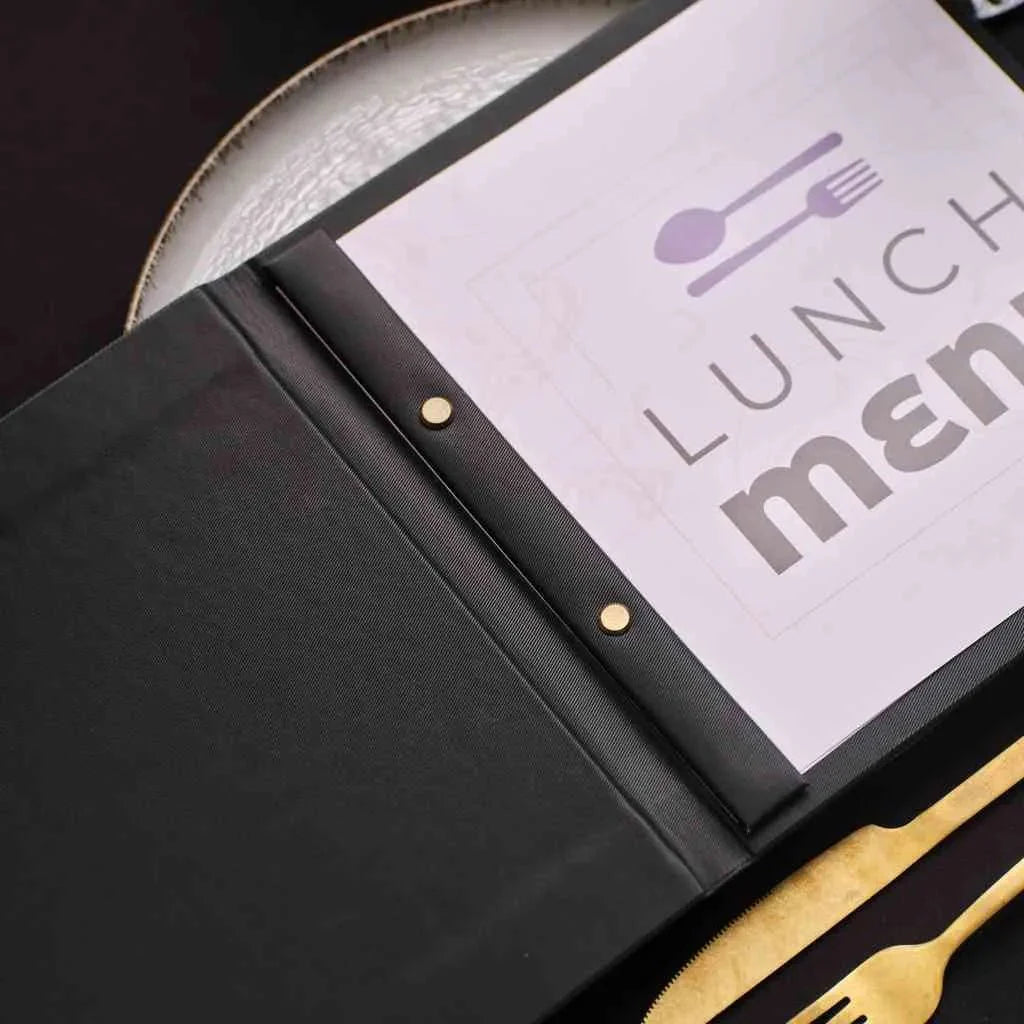 Faux Leather Menu Cover (FM12A10 - N) - inkohoreca - shop