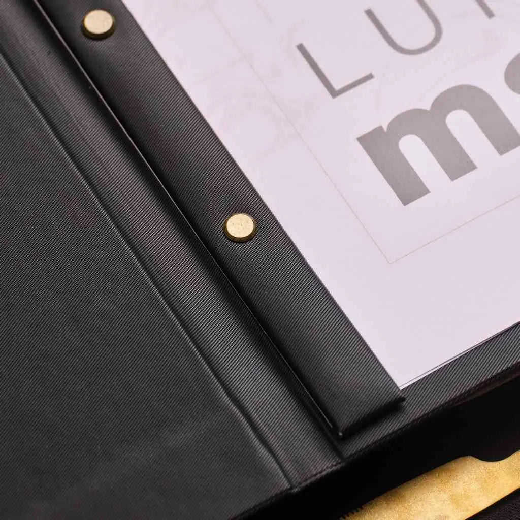 Faux Leather Menu Cover (FM12A10 - N) - inkohoreca - shop