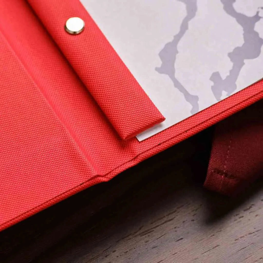 Faux Leather Menu Cover with hidden screws (FM12A4 - N) - inkohoreca - shop