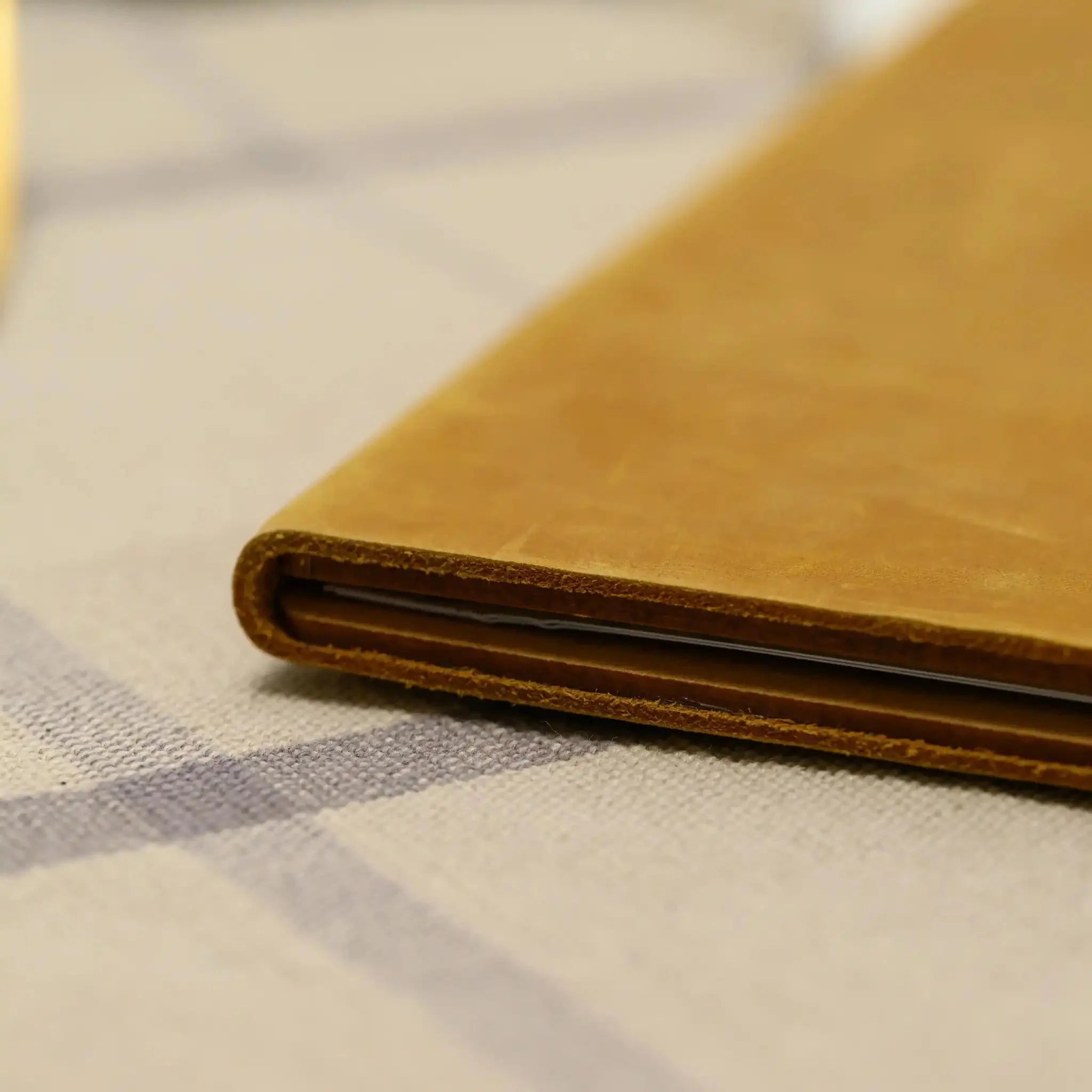 Hardcover Leather Menu Folder with HDF base suitable for US Letter Sheets (LM13A2) - inkohoreca - shop