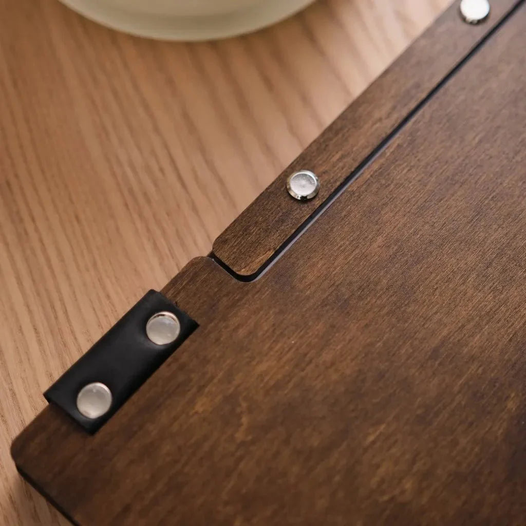Hardcover Wooden Menu Holder (PM02A4) - inkohoreca - shop