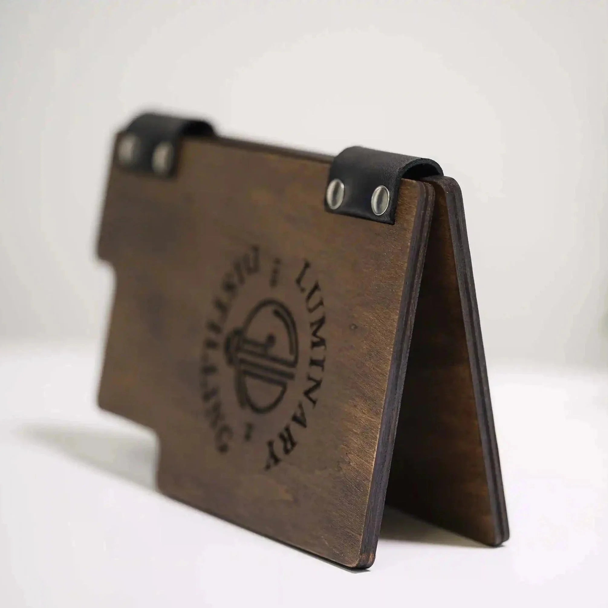 Hardcover Wooden Wine List Holder (PM02A6) - inkohoreca - shop