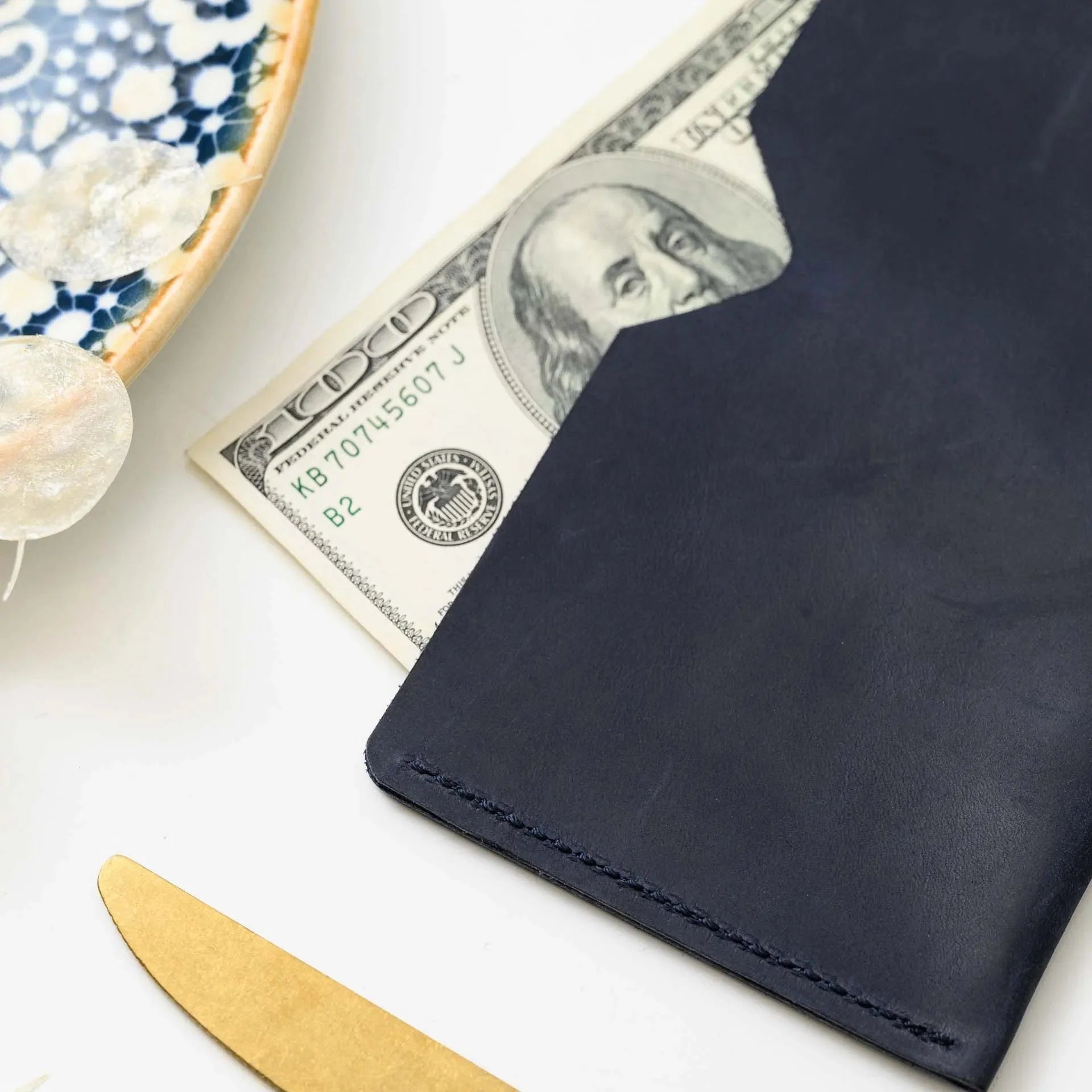 Leather Bill Holder Clutch (LH04) - inkohoreca - shop