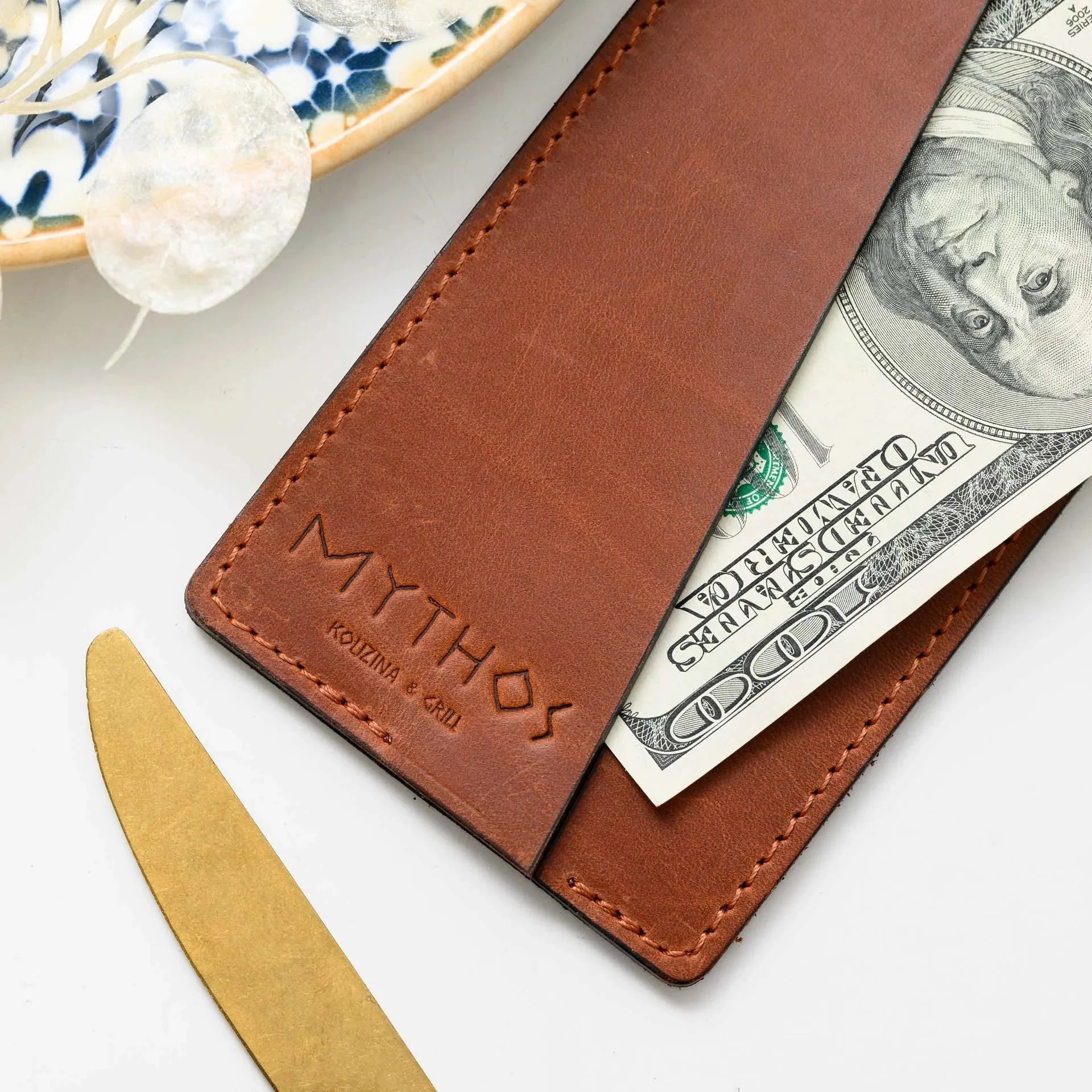 Leather Bill Presenter with Skew Pocket (LH12) - inkohoreca - shop