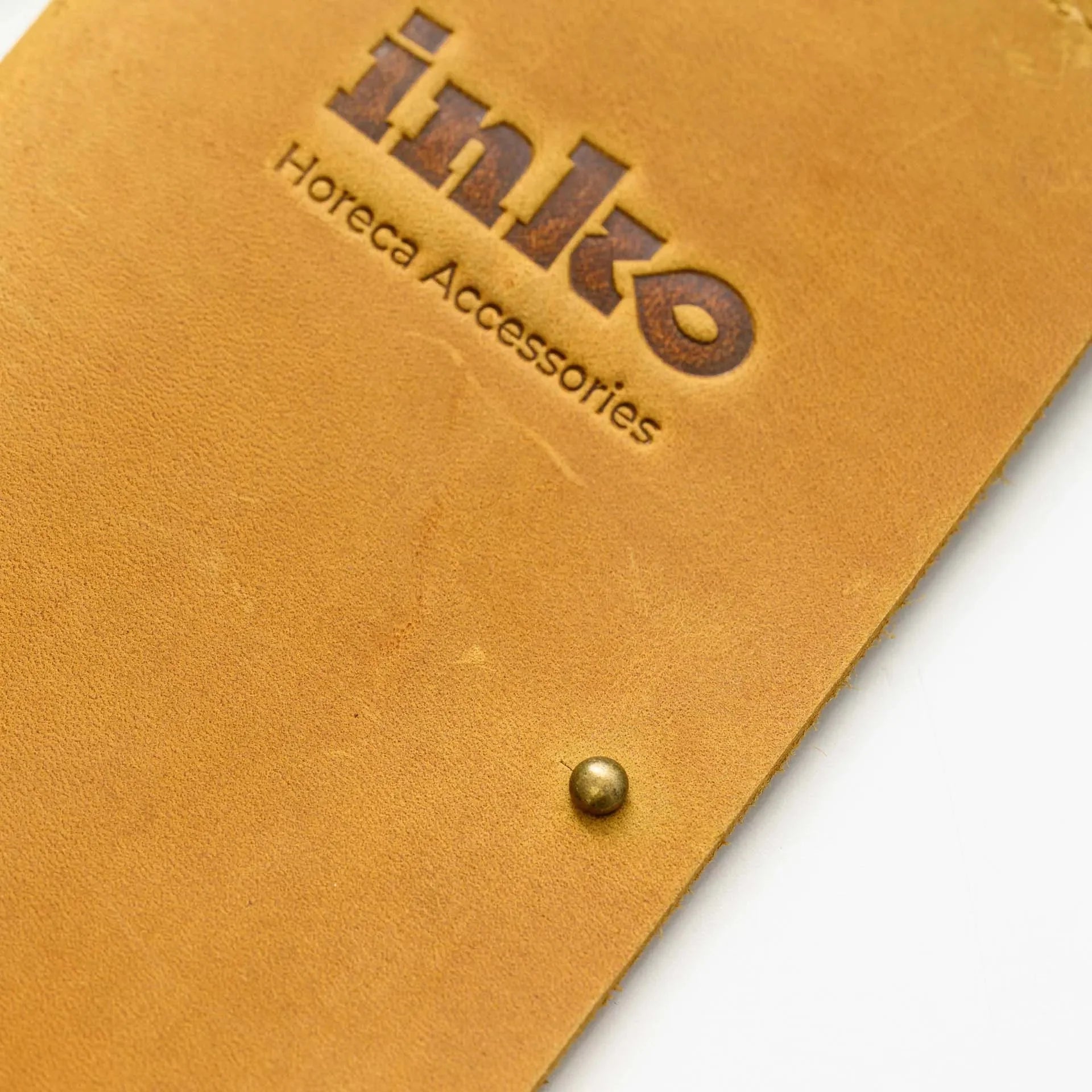 Leather Check Presenter with Two Pockets and Holster Screw (LH06) - inkohoreca - shop