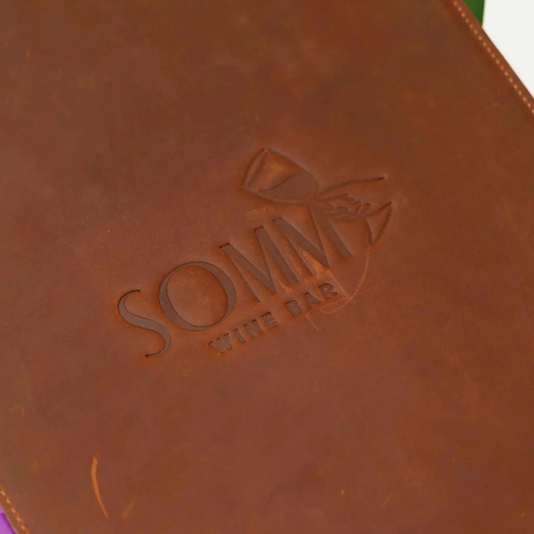 Leather Menu Board with Clip (LM14A4) - inkohoreca - shop