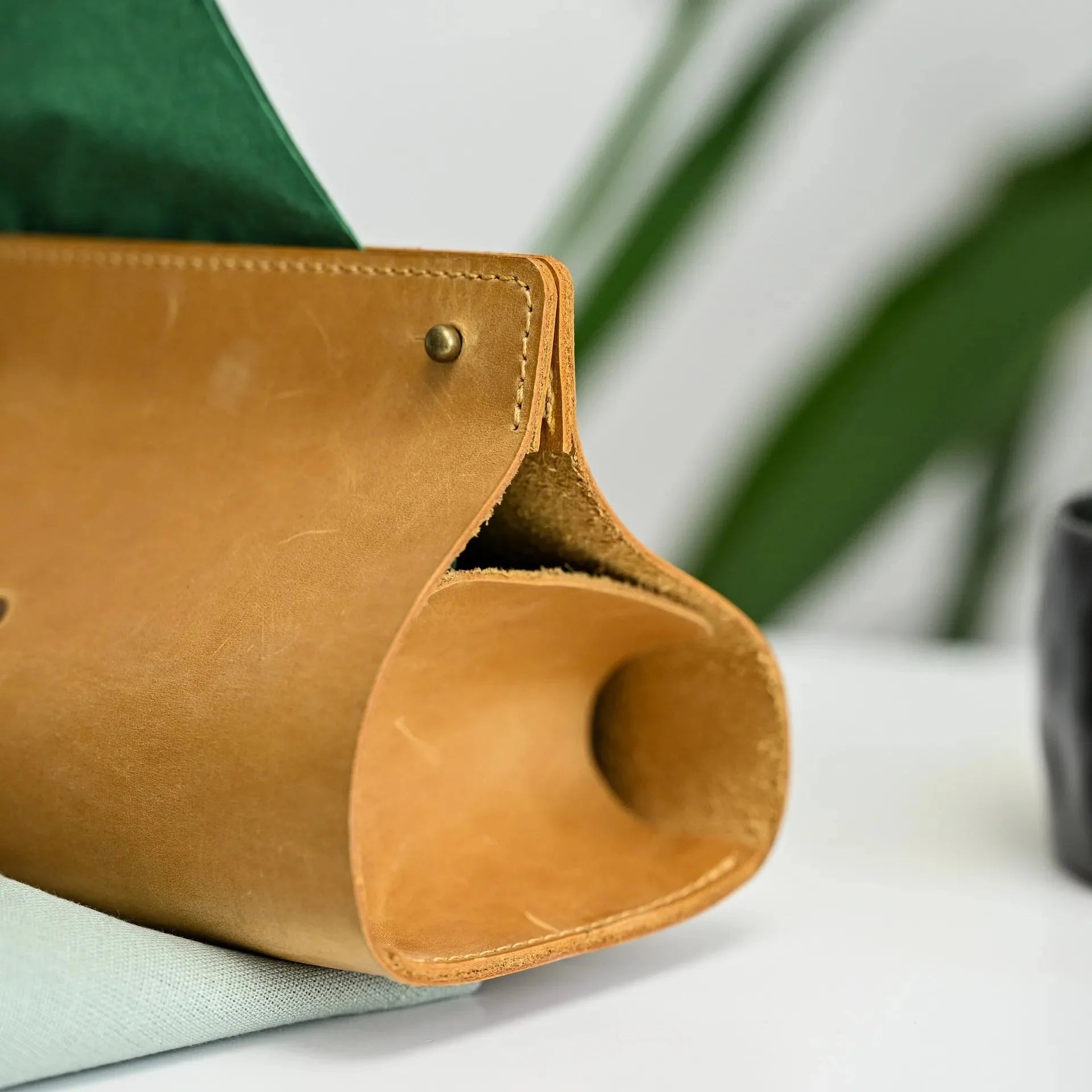 Leather Napkin Holder (LNH02) - inkohoreca - shop