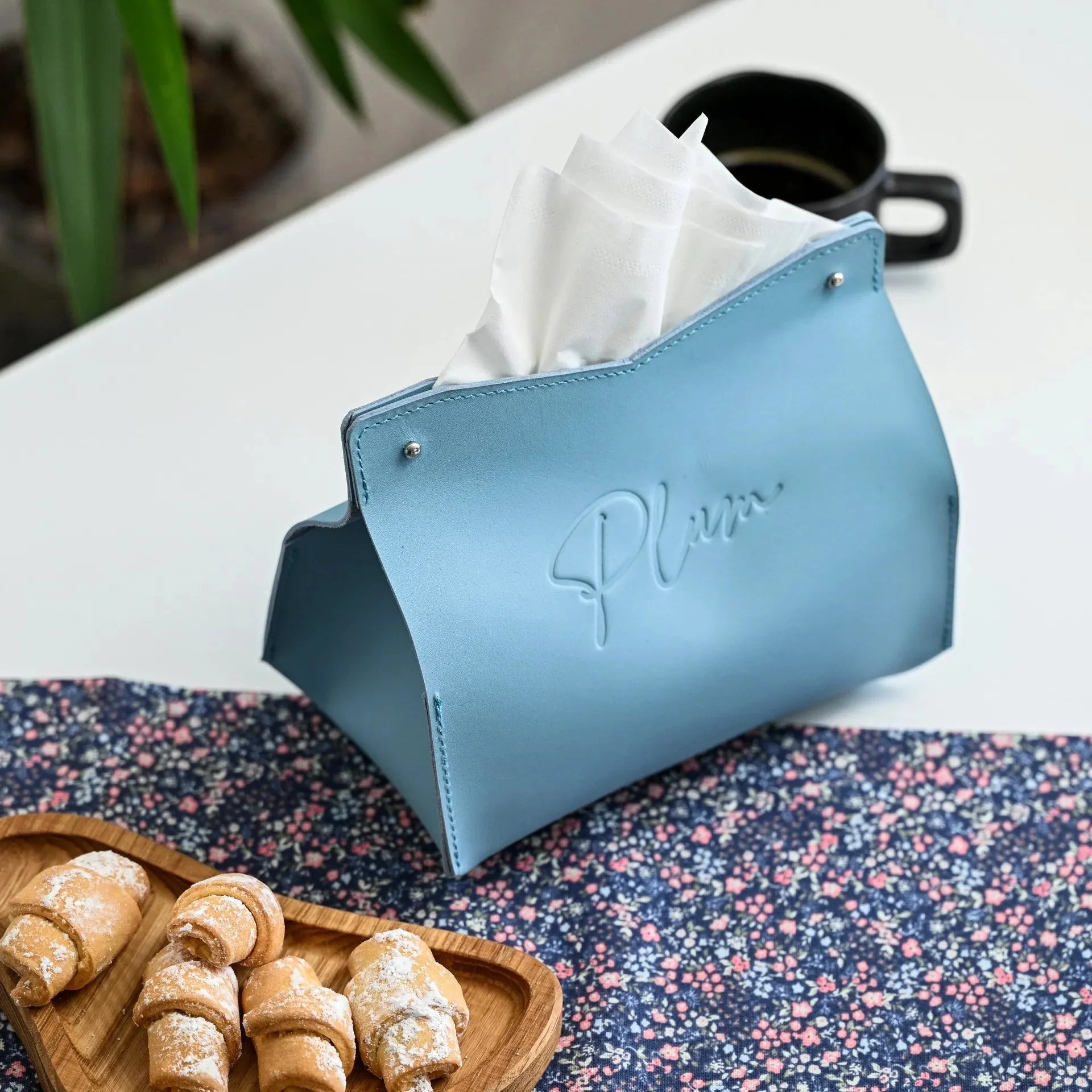 Leather Tissue Box (LNH03) - inkohoreca - shop