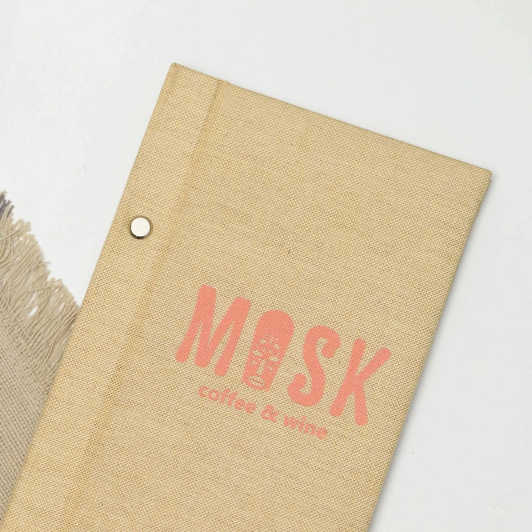 Linen Imitation Wine List Menu Holder (TM01A6) - inkohoreca - shop