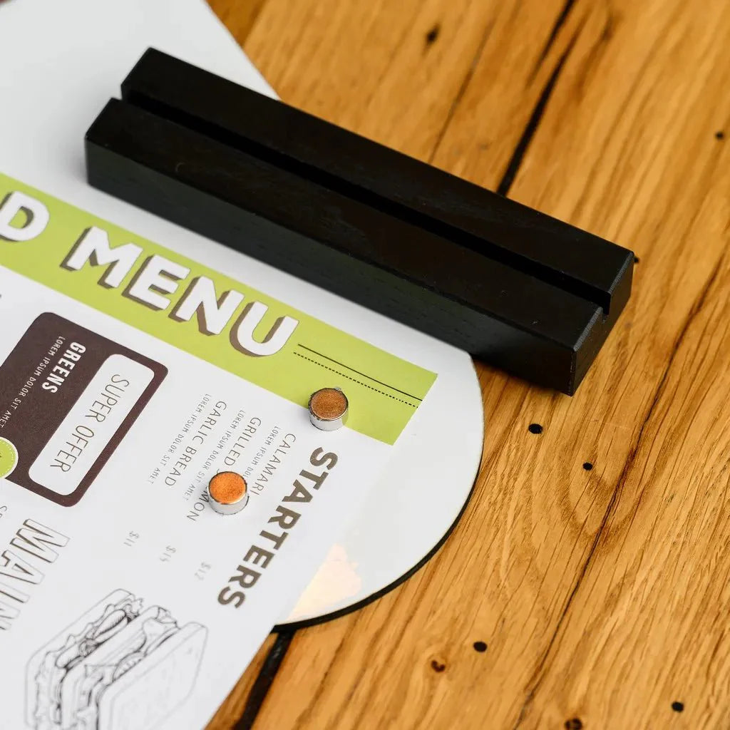 Magnetic Tabletop Stand Menu Holder (TT498A6) - inkohoreca - shop