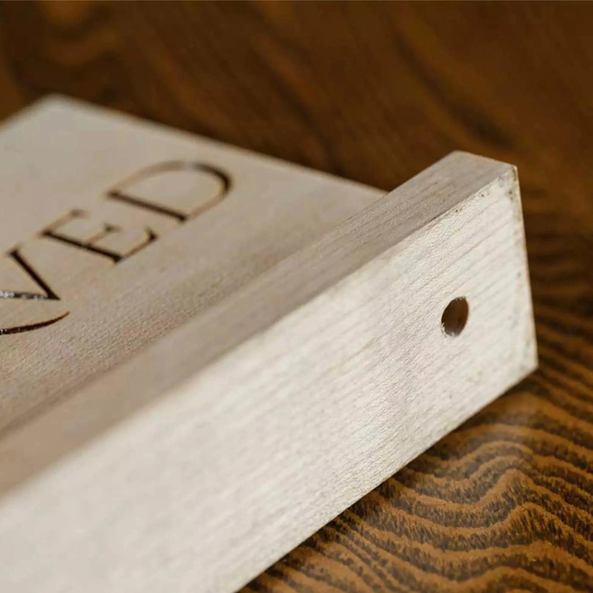Oaken Wooden Tabletop Reserve Plate - inkohoreca - shop