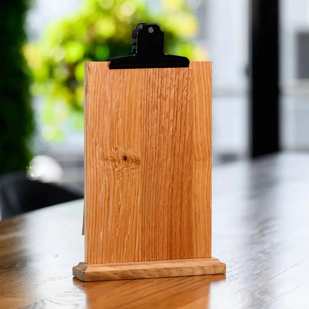 Table Stand Menu Holder with Black Coloured Clip (TT411A5) - inkohoreca - shop