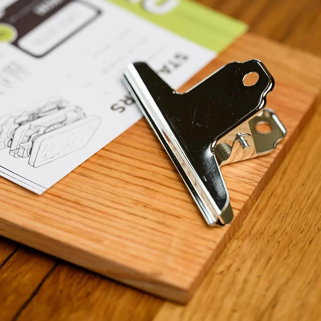 Table Stand Menu Holder with Silver Coloured Clip (TT410A5) - inkohoreca - shop