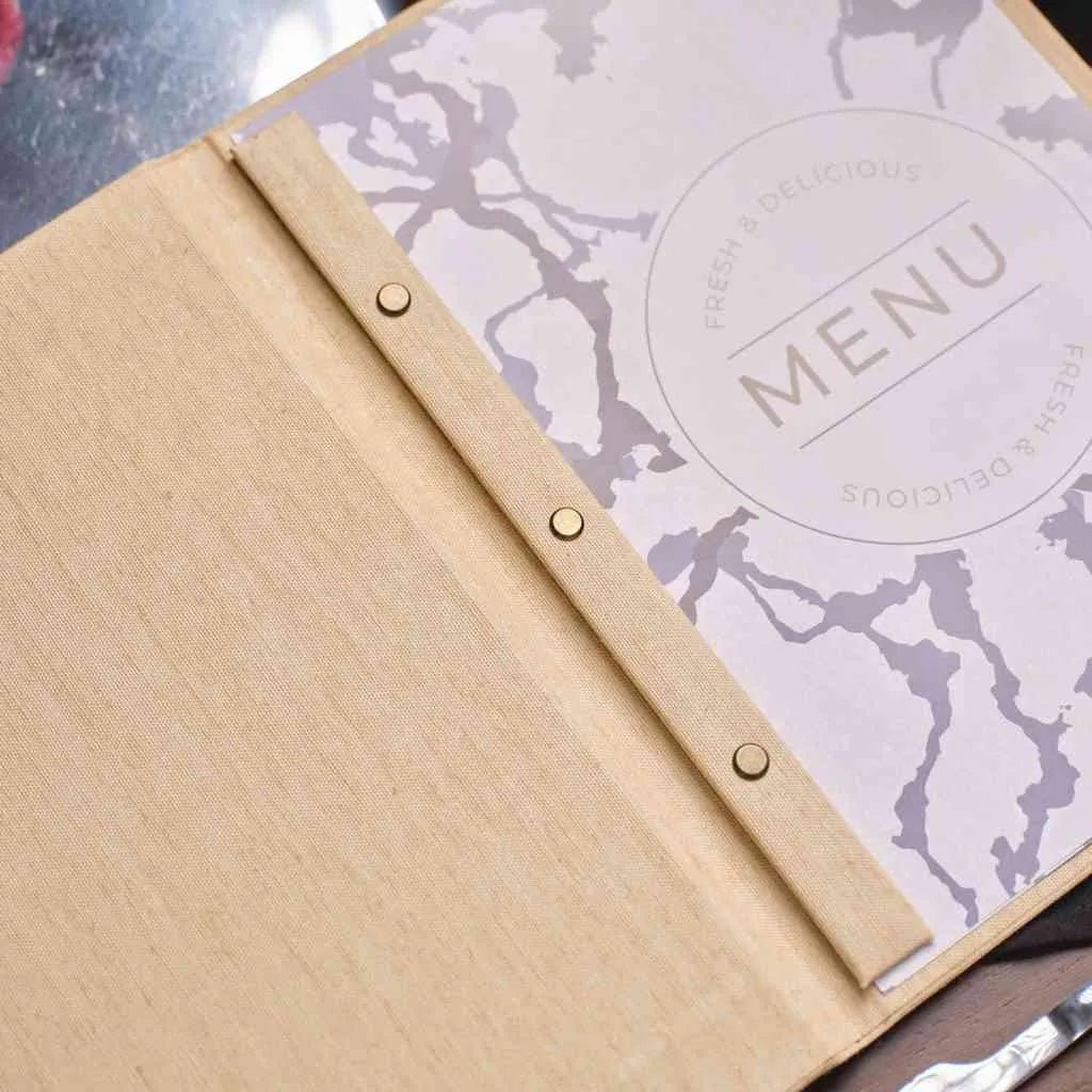 Textile Menu Holder (TM12A4 - C) - inkohoreca - shop