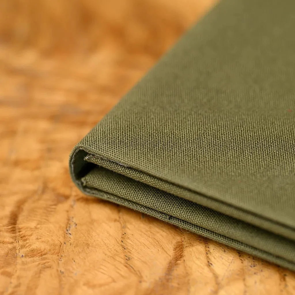 Premium Textile Notebook for Waiters, designed to withstand daily use. Compact and lightweight, it's perfect for keeping track of orders and notes in any restaurant setting.