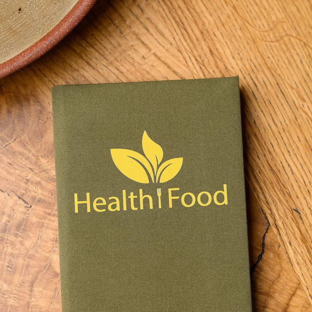 Stylish and functional Textile Notebook for Waiters, crafted for easy note-taking and order management. Perfect for hospitality professionals in fast-paced environments.