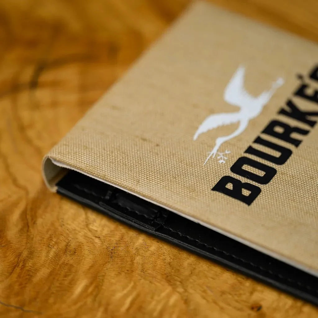 Durable Textile Notebook with a hardcover back for waiters, offering a compact yet reliable tool to manage orders, keep notes, and stay organized in any dining environment.