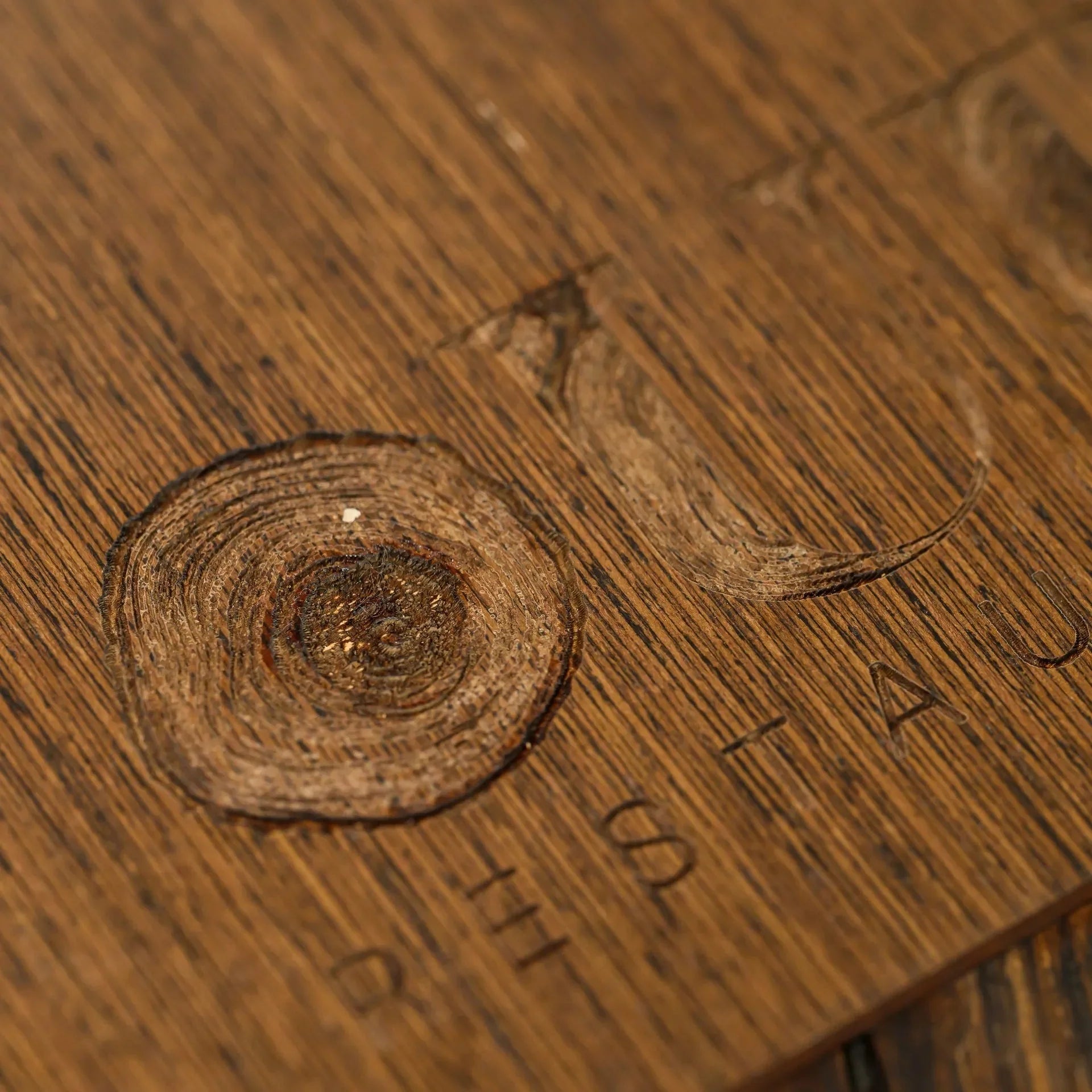Veneered HDF Menu Board in Dark Walnut Colour - inkohoreca - shop