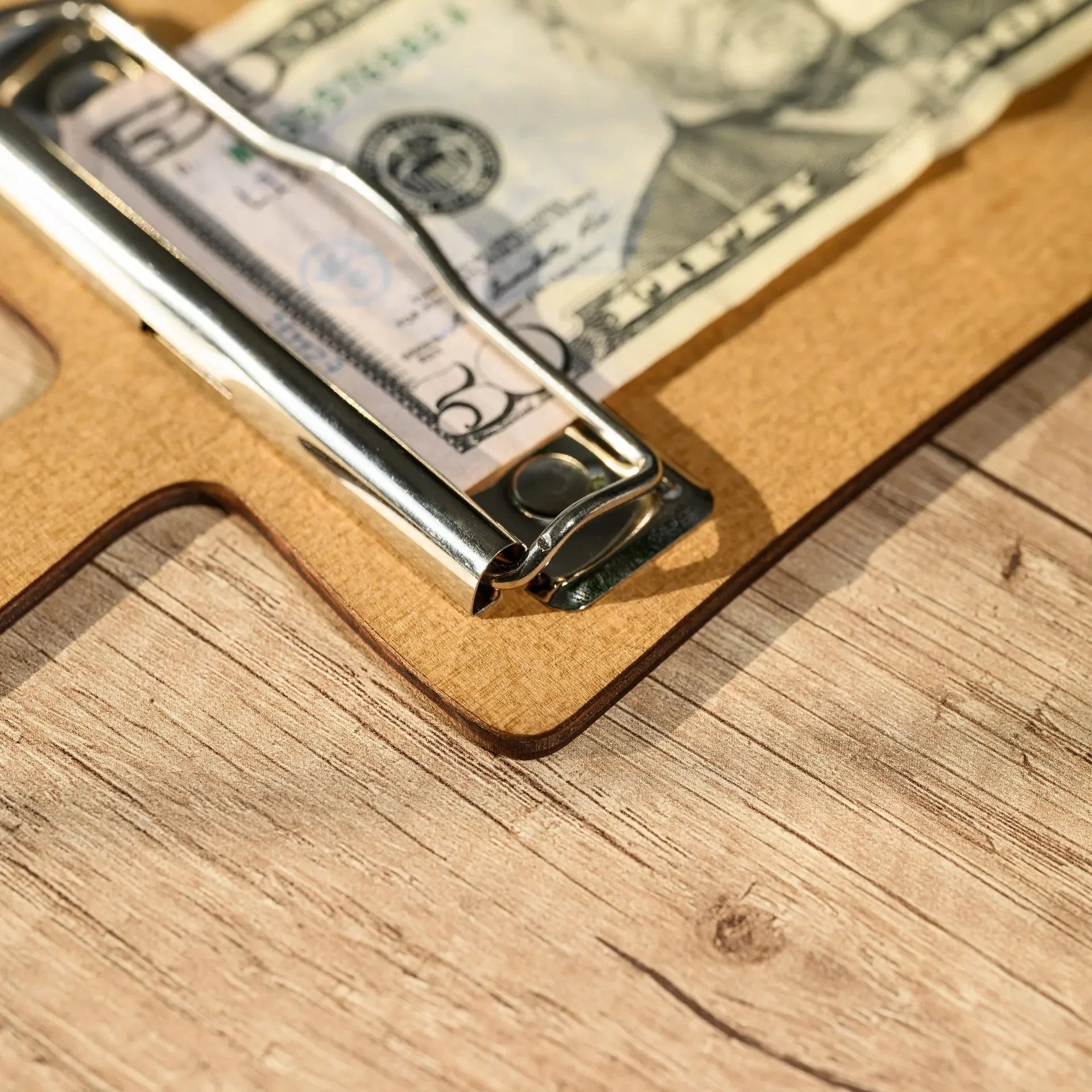 Wooden Bill Holder with Binder in Kitchen Board Style (R210) - inkohoreca - shop