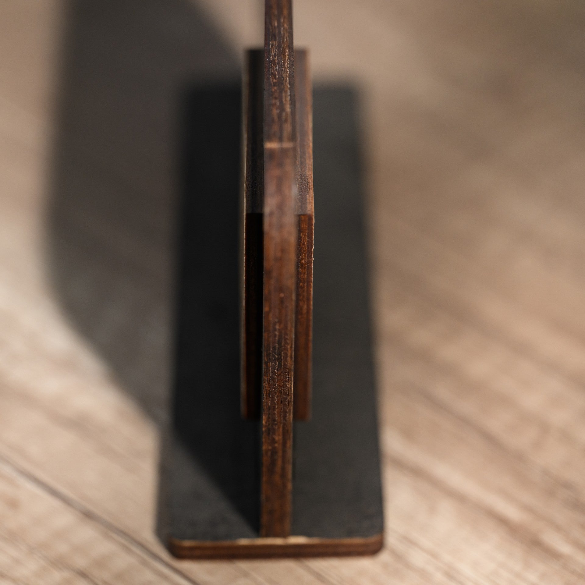 Wooden Horizontal Table Stand with QR Code Menu Sign (QP03) - inkohoreca - shop