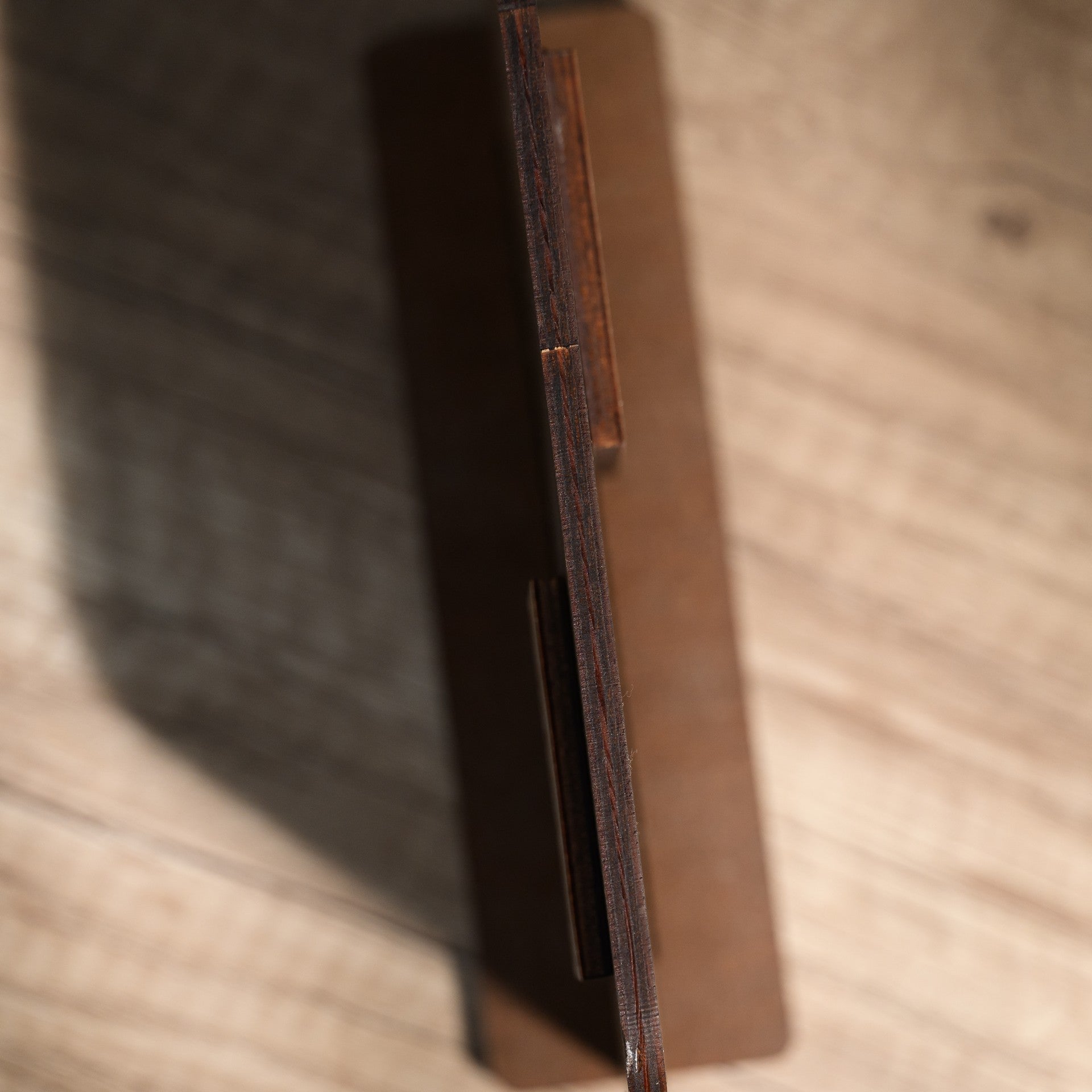 Wooden Horizontal Table Stand with QR Code Menu Sign (QP03) - inkohoreca - shop