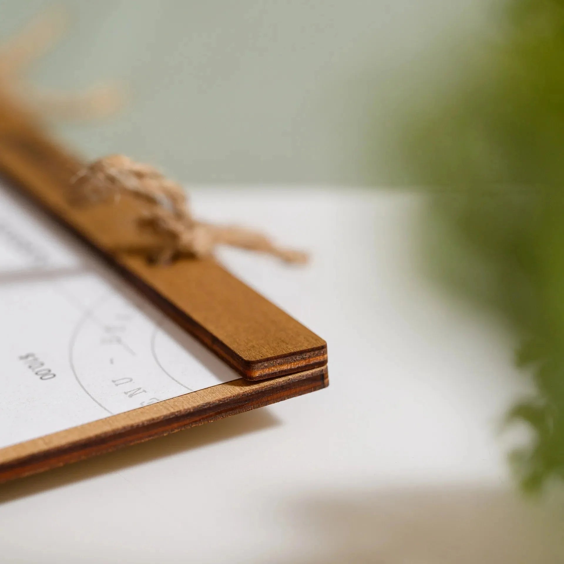 Wooden Menu Board with Fastening by Plank (P07A4) - inkohoreca - shop